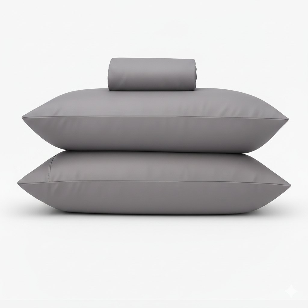 Flat Sheet Set Dyed Sateen 100% Cotton T-500 (240cm × 280cm)