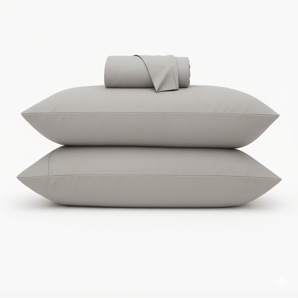 Flat Sheet Set Dyed Sateen 100% Cotton T-500 (240cm × 280cm)