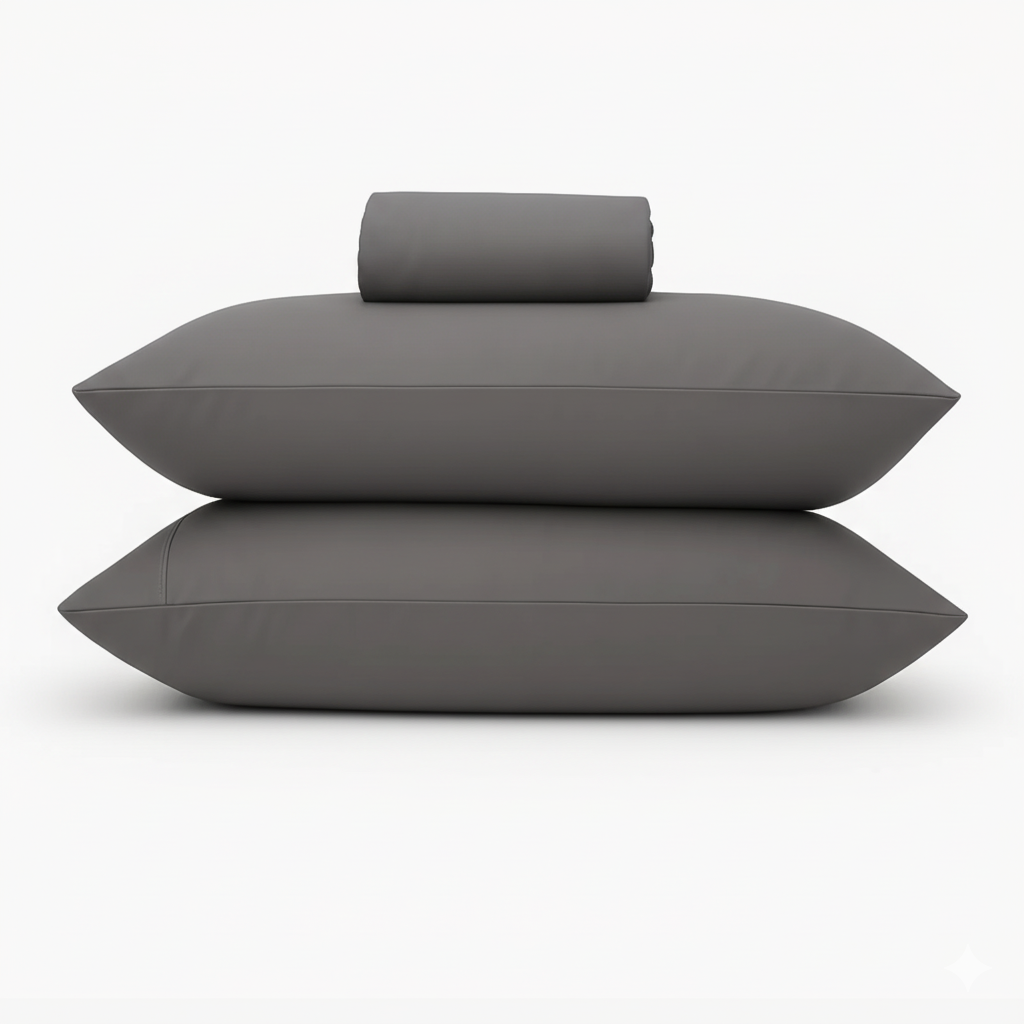 Flat Sheet Set Dyed Sateen 100% Cotton T-500 (240cm × 280cm)